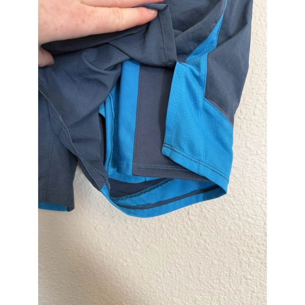 The North Face Running Shorts Inner Brief Mens Size S Back Zip Pocket
